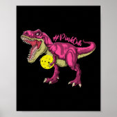 Pink Out T Rex en Picklebyll Byll borstkanker A Poster (Voorkant)