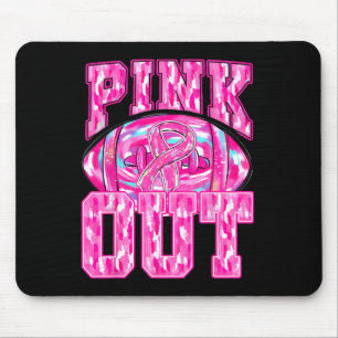Pink Out Voetbal Borstkanker Aanpakken Borstkanker Muismat