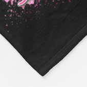 Pink Out Volleybal Pink Ribbon Borstkanker Award Fleece Deken (Hoek)