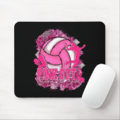 Pink Out Volleybal Pink Ribbon Borstkanker Award Muismat (Met muis)