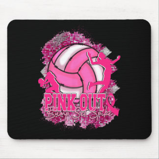 Pink Out Volleybal Pink Ribbon Borstkanker Award Muismat