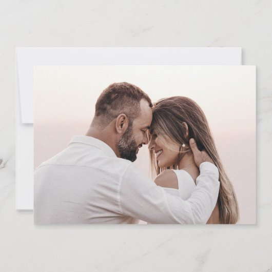 Pink Overlay Photo  Save The Date (Achterkant)