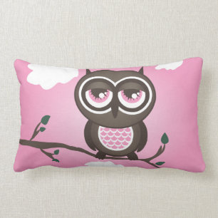 Pink Owl Amerikaans Mojo Sierkussen Kussen
