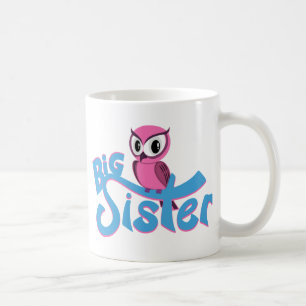 Pink Owl Big Sister Koffiemok