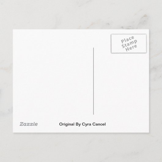 PINK OWL - HET IS EEN MEISJE BRIEFKAART (Achterkant)