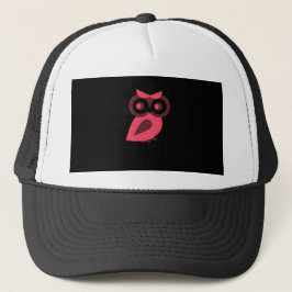 Pink Owl Trucker Hat Pet