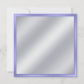 Pink Paars Blue Hydrangea Birthday Party Kaart (Achterkant)