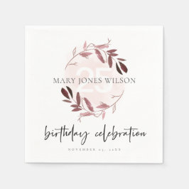 PINK PAARS FOLIAGE WREET OM HET EVEN WELKE LEEFTIJ SERVET