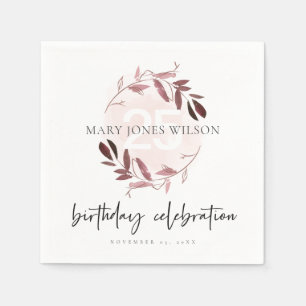 PINK PAARS FOLIAGE WREET OM HET EVEN WELKE LEEFTIJ SERVET