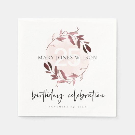 PINK PAARS FOLIAGE WREET OM HET EVEN WELKE LEEFTIJ SERVET (Voorkant)