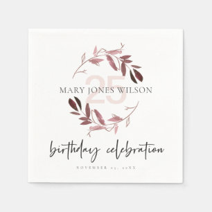 PINK PAARS FOLIAGE WREET OM HET EVEN WELKE LEEFTIJ SERVET