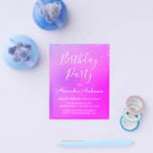 Pink Paars meisje met een ouderdom Flyer (Enkel)