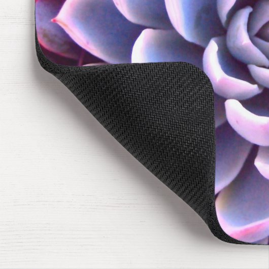 PInk & Paars Succulent Mousepad Muismat (Hoek)