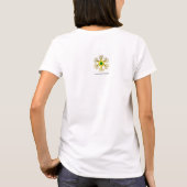 PINK PAARSE BLUE-SPRINGBUTTERFLIES T-SHIRT (Achterkant)