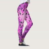 PINK PAARSE DAISY / MARGUERITE / MARGHERITA LEGGINGS (Rechts)