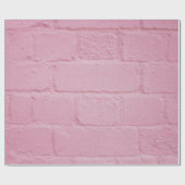 PINK PAINTED BRICK WALL CADEAUPAPIER (Vlak)