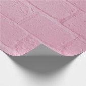 PINK PAINTED BRICK WALL CADEAUPAPIER (Hoek)