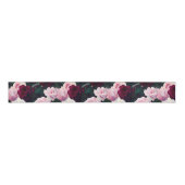 Pink Painted Roses Grosgrain Lint (Voorkant)
