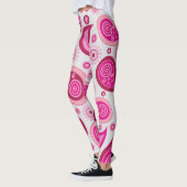 PINK PAISLEY BOHEMIAN YOGA PANTS LEGGINGS (Links)