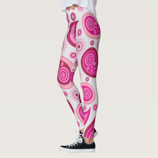 PINK PAISLEY BOHEMIAN YOGA PANTS LEGGINGS (Links)