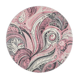 Pink Paisley De snijplank van de thuisstudio