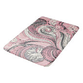 Pink Paisley De thuisstudio Badmat (Gekanteld)