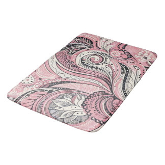 Pink Paisley De thuisstudio Badmat