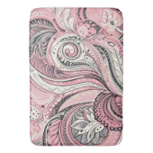 Pink Paisley De thuisstudio Badmat (Voorkant Verticaal)