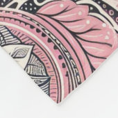 Pink Paisley De thuisstudio Fleece Deken (Hoek)