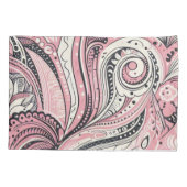 Pink Paisley De thuisstudio Kussensloop (Achterkant)