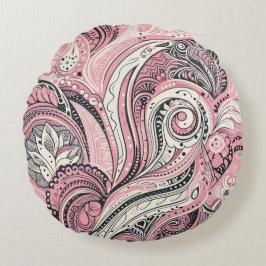 Pink Paisley De thuisstudio rond kussen