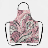 Pink Paisley De thuisstudio Schort (Voorkant)