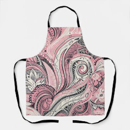 Pink Paisley De thuisstudio Schort