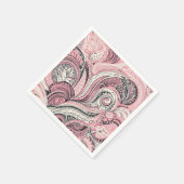 Pink Paisley De thuisstudio Servet (Hoek)