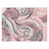 Pink Paisley De thuisstudio Tafelkleed (Voorkant (Horizontaal))