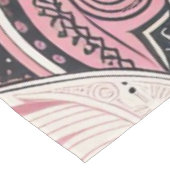 Pink Paisley De thuisstudio Tafelkleed (Gekanteld)