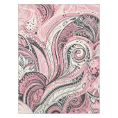 Pink Paisley De thuisstudio Tafelkleed (Voorkant)