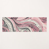Pink Paisley De thuisstudio Yogamat (Voorkant (horizontaal))