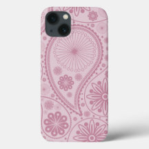 Pink paisley pattern
