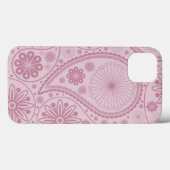 Pink paisley pattern Case-Mate iPhone case (Achterkant (horizontaal))