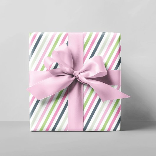 Pink Paisley Print Pattern Bright Inpakpapier Vel