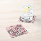 Pink Paisley The Home Studio Onderzetter (Insitu)