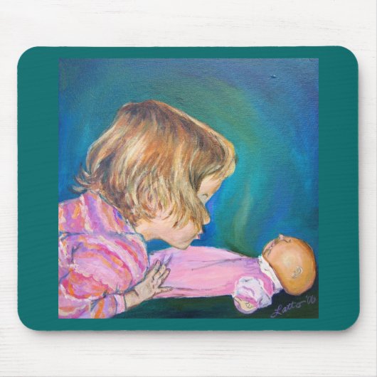 Pink Pajamas Mousepad Muismat (Voorkant)