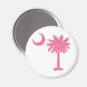 Pink Palmetto Magneet (Voorkant / Achterkant)