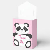 Pink Panda Beer Baby shower Bedankdoosjes (Geopend)