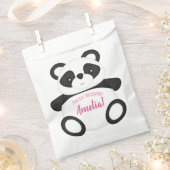 Pink Panda Beer Birthday Party Bedankzakje (Geknipt)
