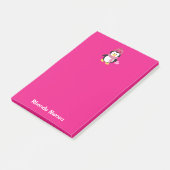 Pink Panda Valentijnsdag Post-it® Notes (Schuin)