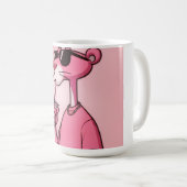 Pink Panther Aesthetic Coffee Mug – Bold & Cute De Koffiemok (Voorkant rechts)