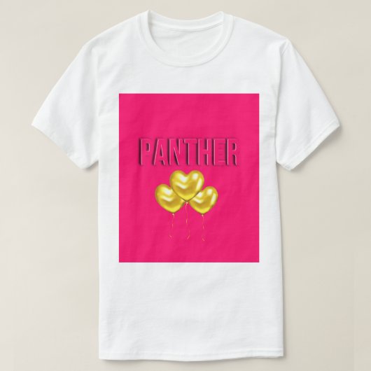 Pink Panther Love T-shirt (Design voorkant)