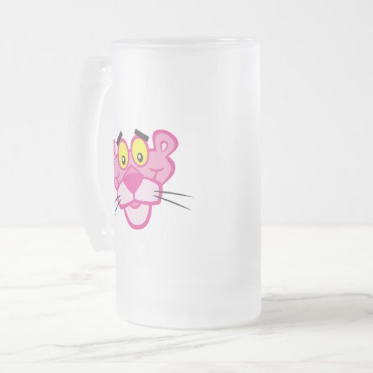 Pink Panther Matglas Bierpul (Voorkant links)